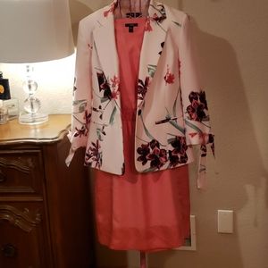 Two toned sateen dress